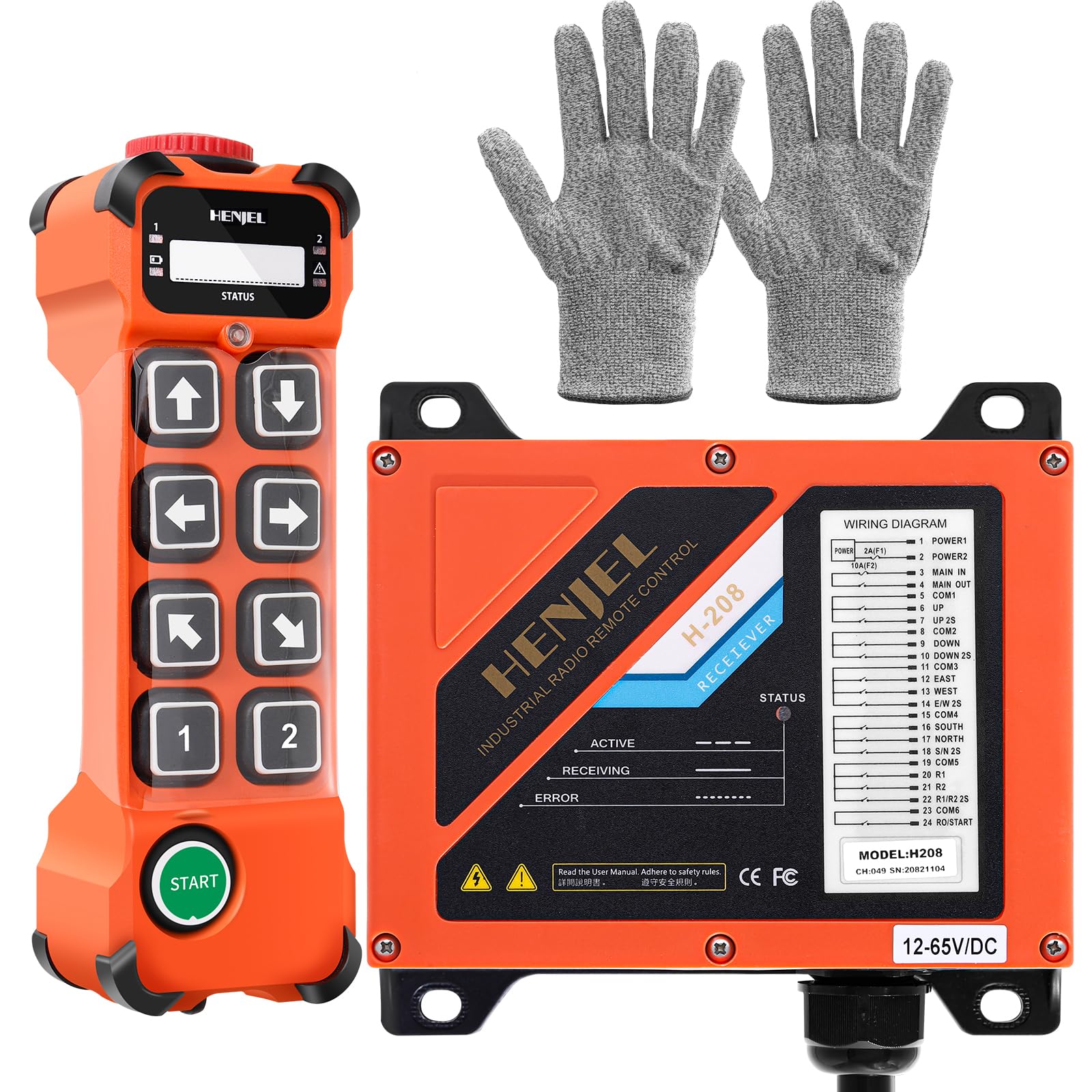 HT-32028 リモコンボート グレー・レッド Amazon.com: Wireless Crane Remote Control 2 Dual Speed Industrial